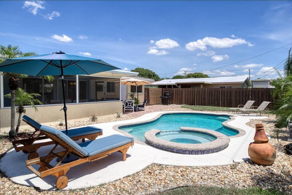 Paradise 4 Min To The Beach With Private Heated Pool Deerfield Beach Extérieur photo