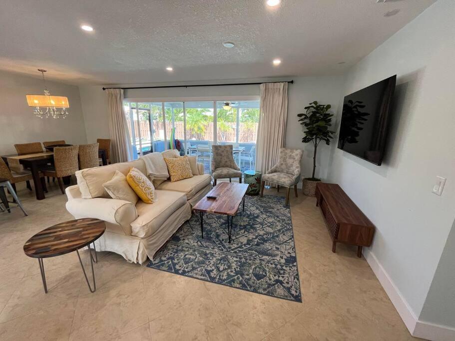 Paradise 4 Min To The Beach With Private Heated Pool Deerfield Beach Extérieur photo