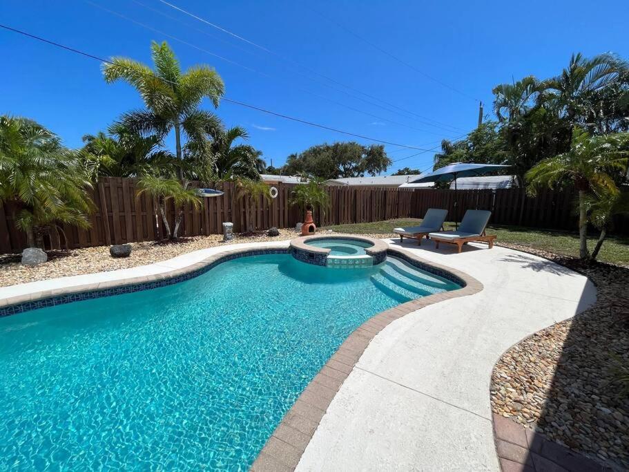 Paradise 4 Min To The Beach With Private Heated Pool Deerfield Beach Extérieur photo